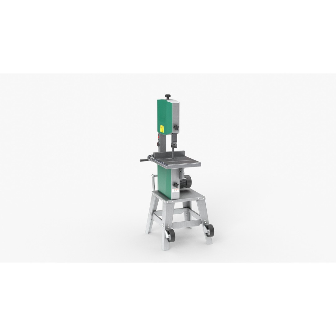Band Saw 3D Model – High Quality Industrial Tool, FBX, OBJ - View 6