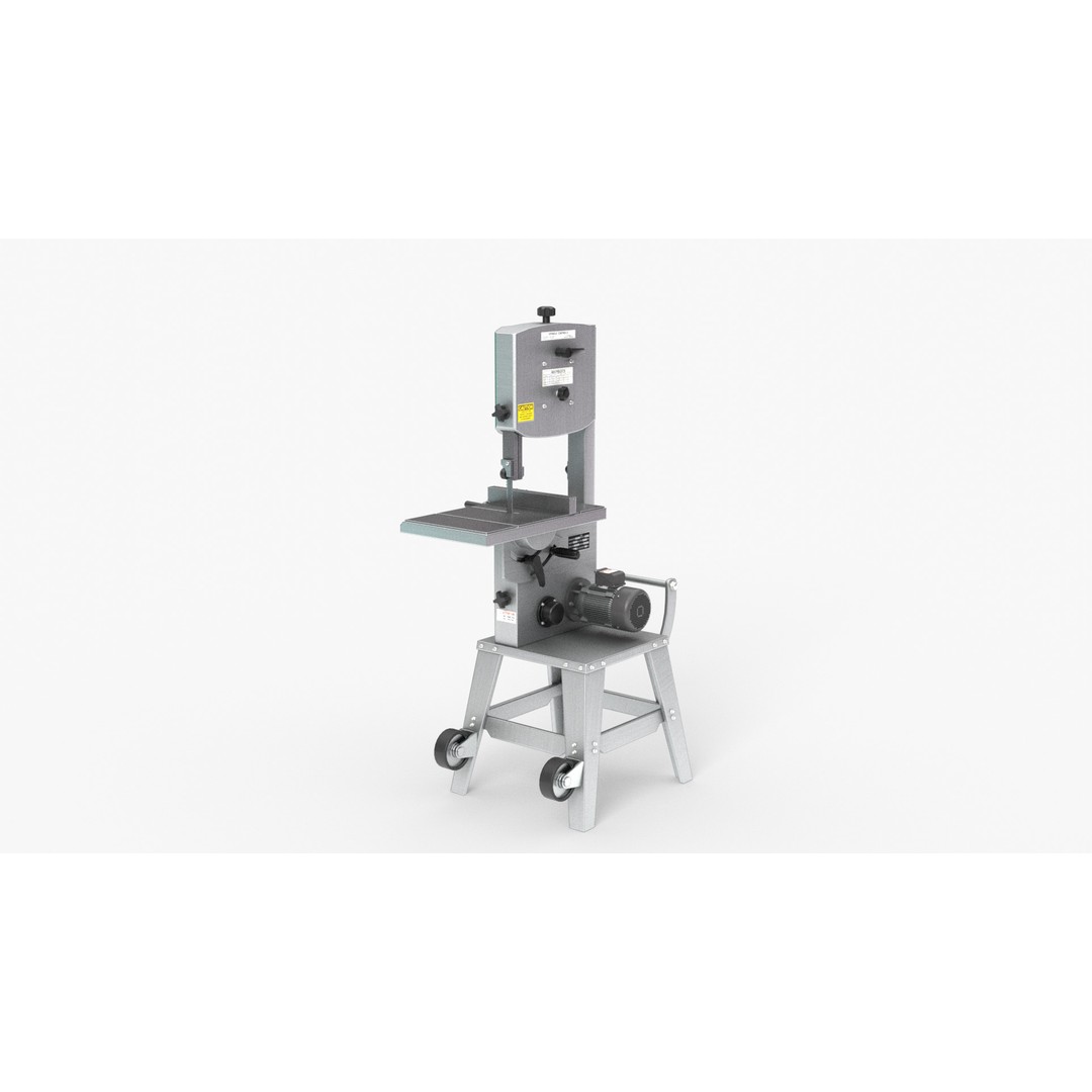 Band Saw 3D Model – High Quality Industrial Tool, FBX, OBJ - View 8