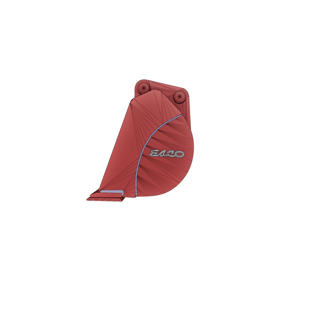 ESCO Ditch Cleaning Buckets 3D Model – Low Poly Excavator Attachment, FBX - View 16