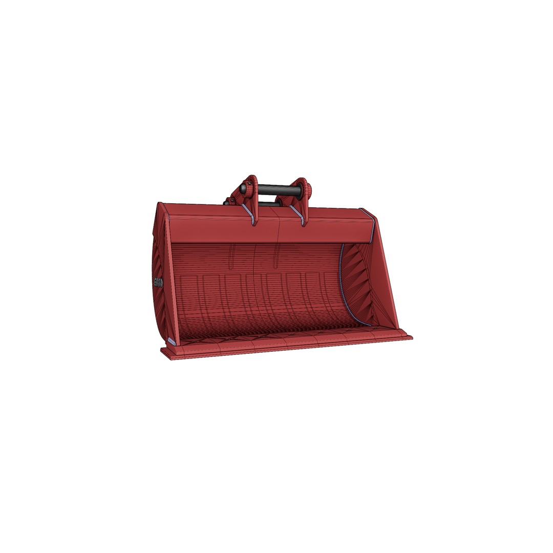 ESCO Ditch Cleaning Buckets 3D Model – Low Poly Excavator Attachment, FBX - View 23