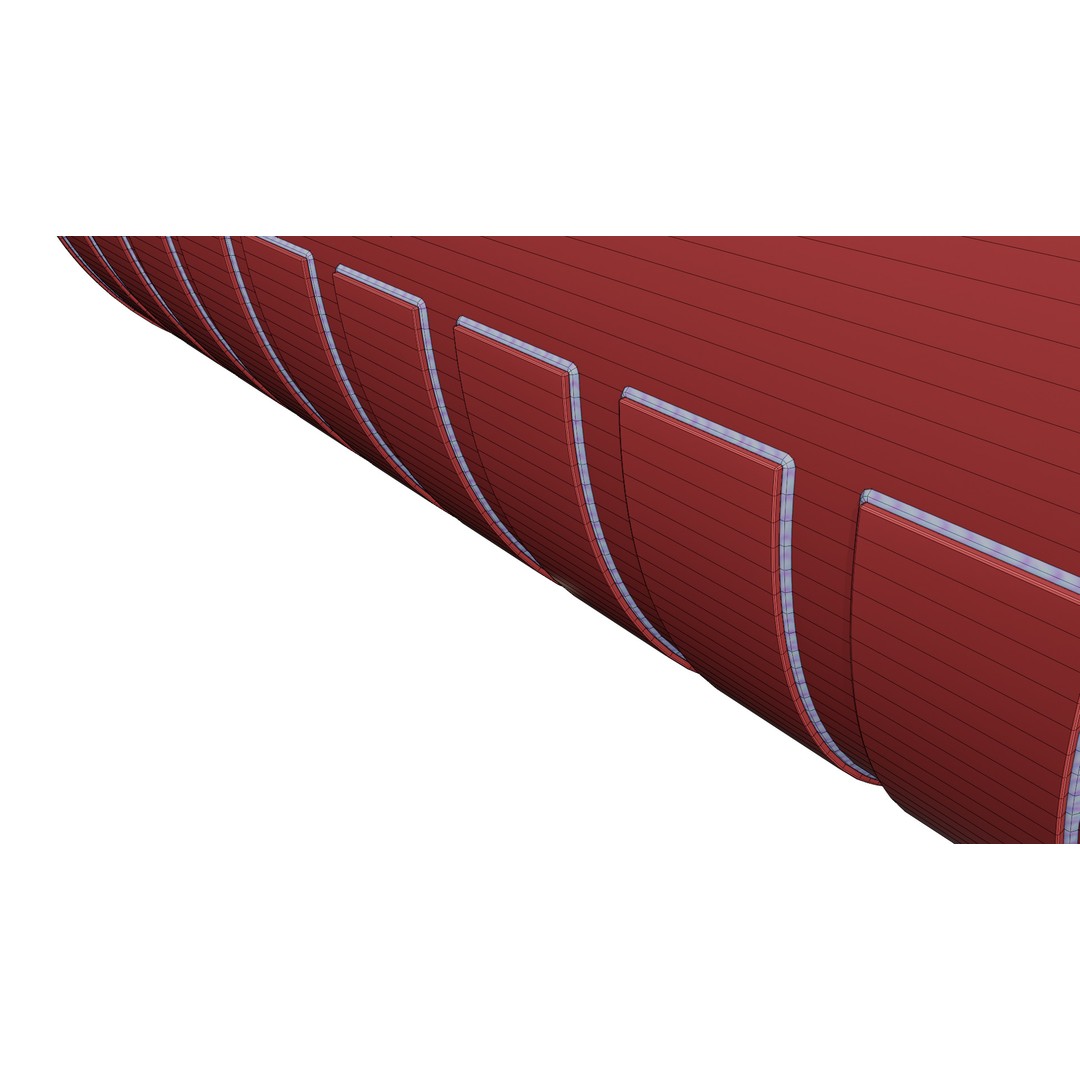ESCO Ditch Cleaning Buckets 3D Model – Low Poly Excavator Attachment, FBX - View 27