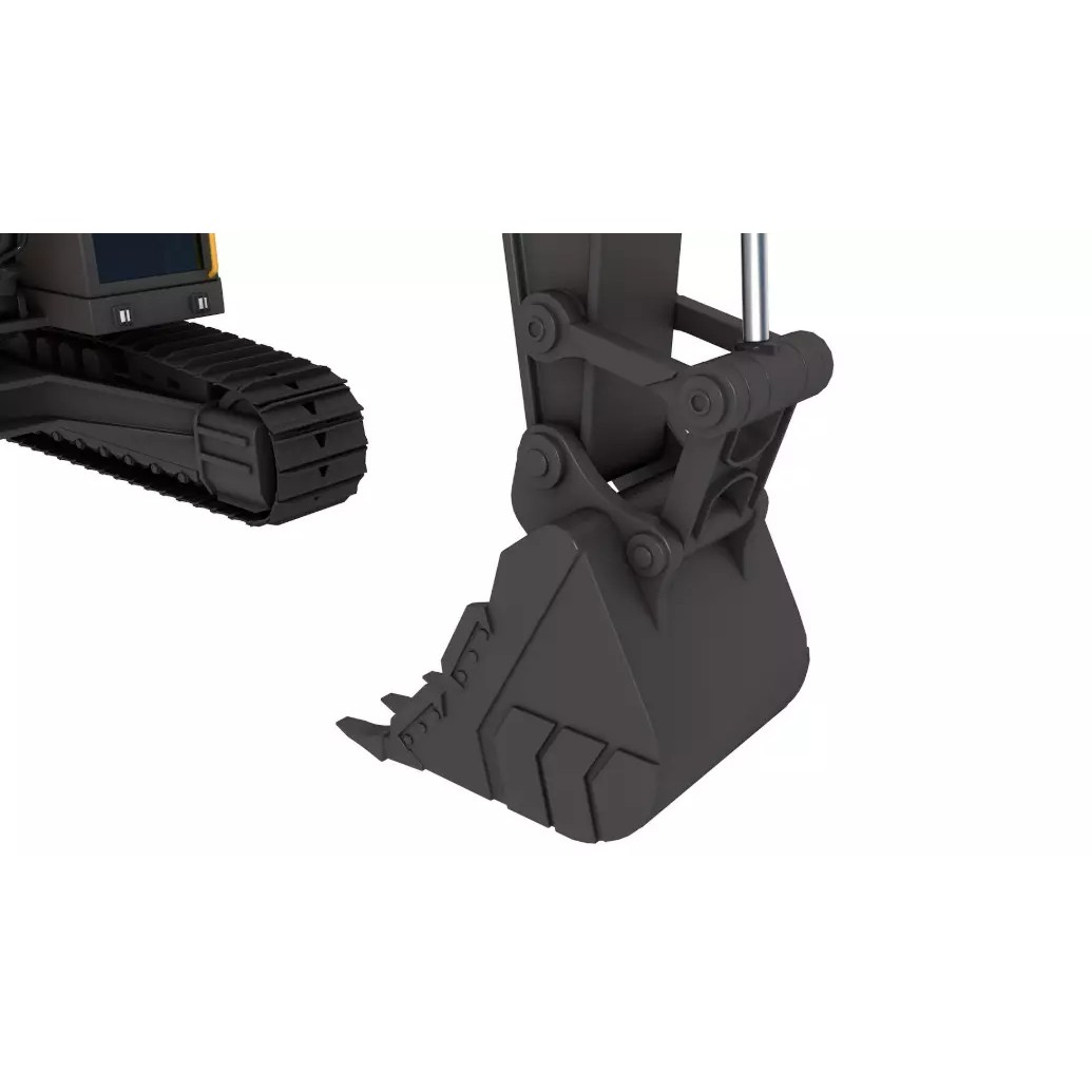 Tracked Excavator 3D Model – High-Quality Industrial Vehicle, FBX, OBJ - View 12