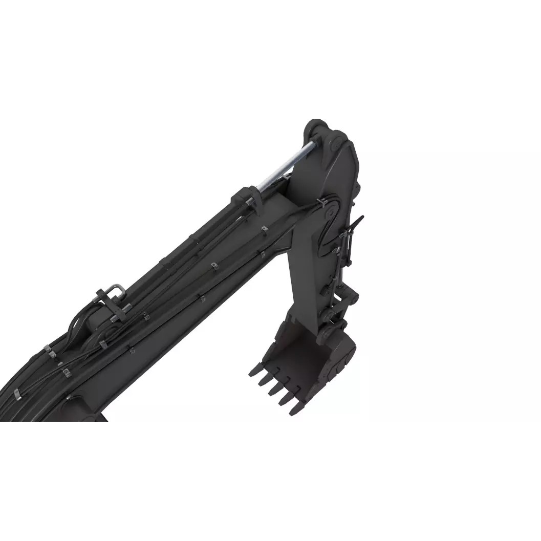 Tracked Excavator 3D Model – High-Quality Industrial Vehicle, FBX, OBJ - View 8