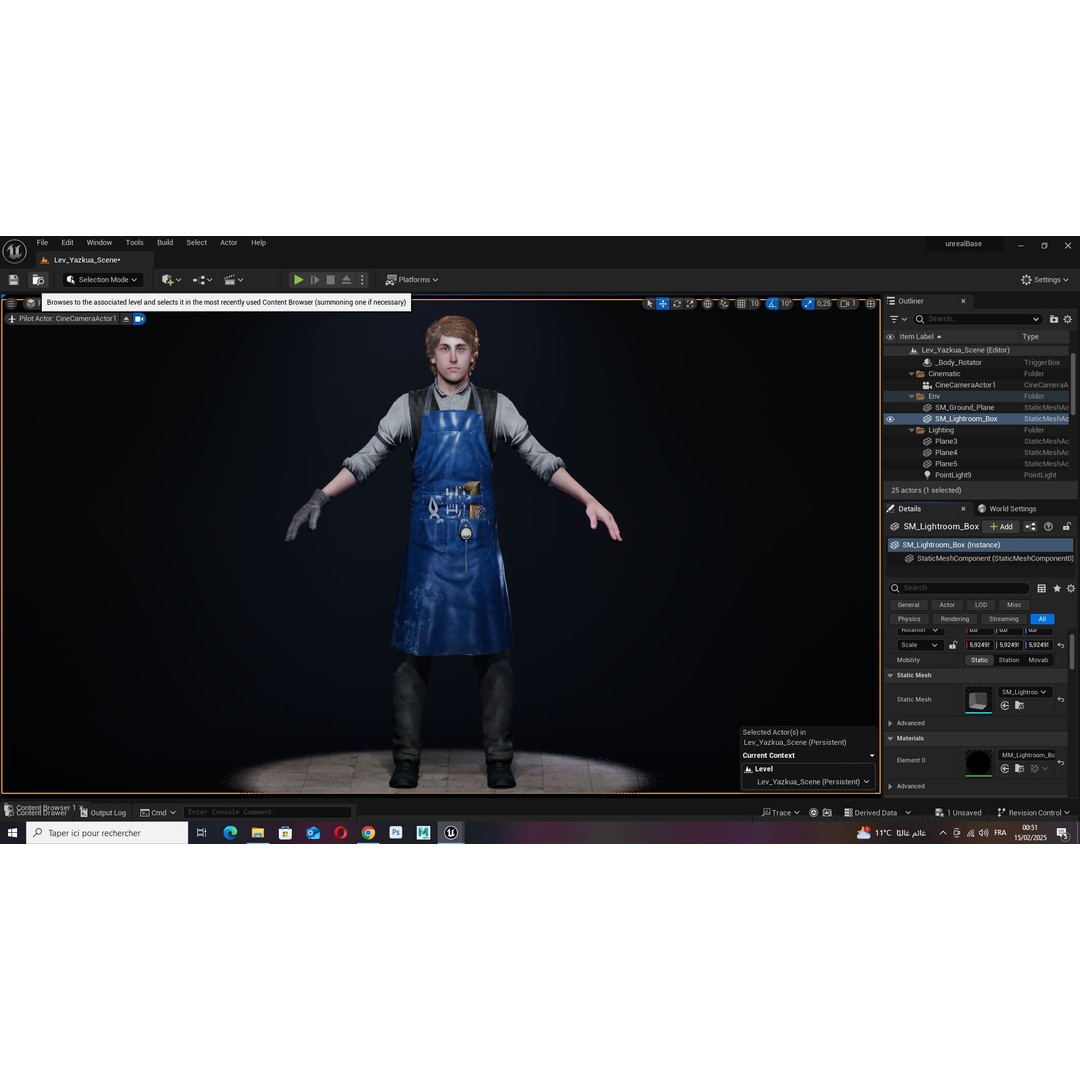 Industrial Electrical Technician 3D Model – Low Poly Rigged Character, FBX - View 14