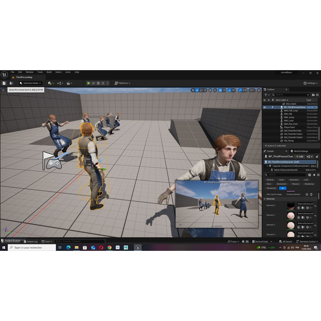 Industrial Electrical Technician 3D Model – Low Poly Rigged Character, FBX - View 15