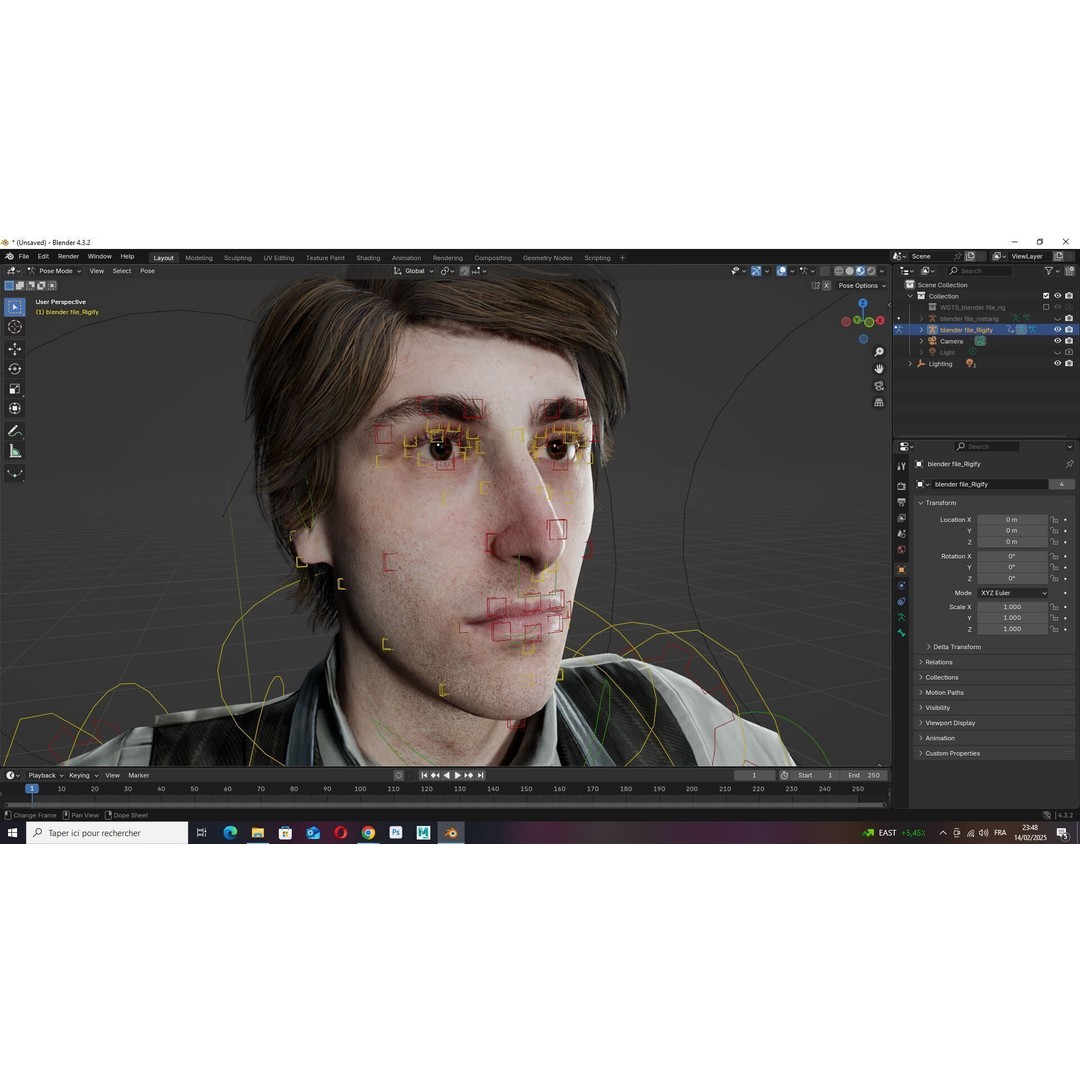 Industrial Electrical Technician 3D Model – Low Poly Rigged Character, FBX - View 17
