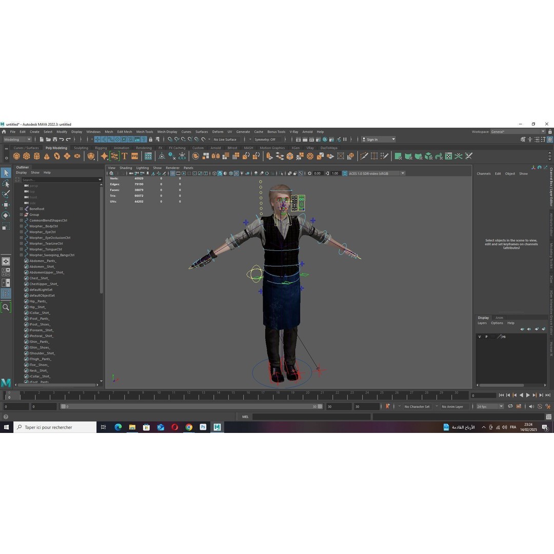 Industrial Electrical Technician 3D Model – Low Poly Rigged Character, FBX - View 19