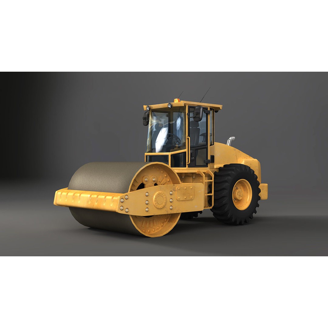 Heavy Machines 3D Model – Detailed Industrial Vehicle Collection, FBX - View 11