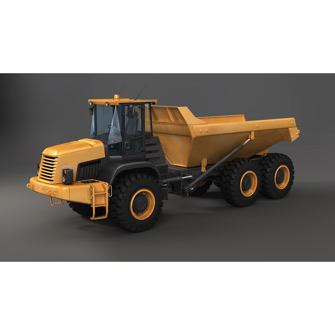 Heavy Machines 3D Model – Detailed Industrial Vehicle Collection, FBX - View 13