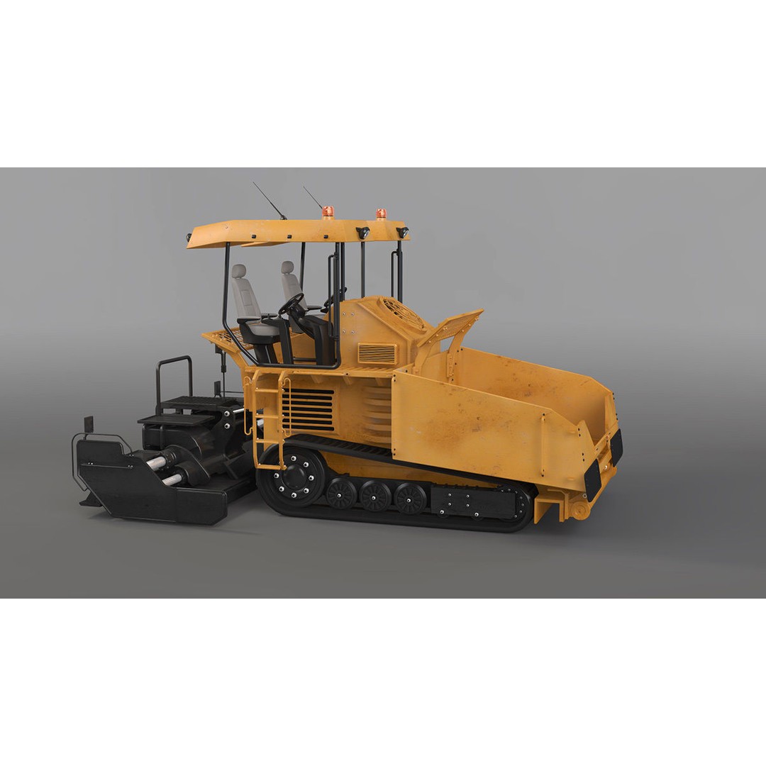 Heavy Machines 3D Model – Detailed Industrial Vehicle Collection, FBX - View 14