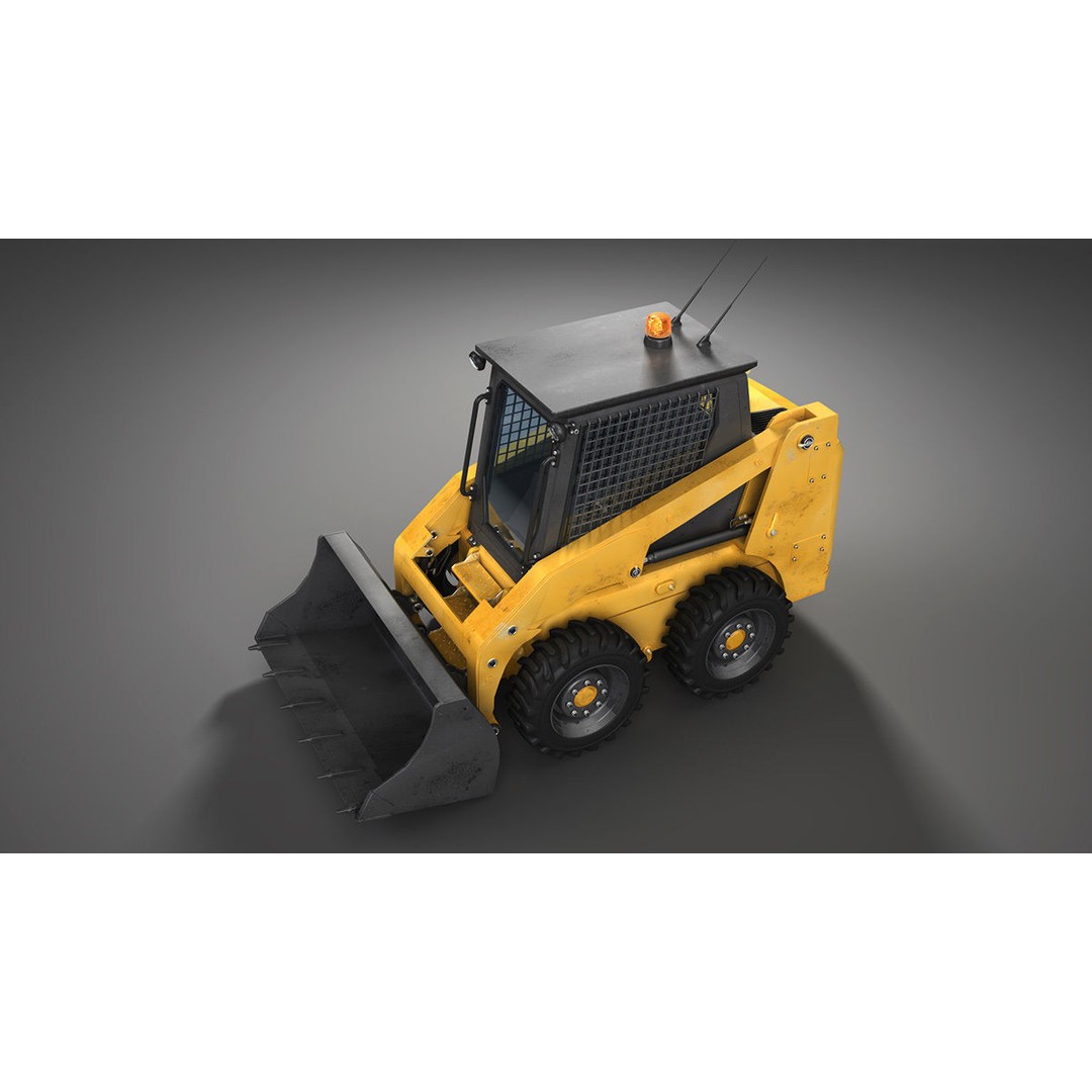 Heavy Machines 3D Model – Detailed Industrial Vehicle Collection, FBX - View 17