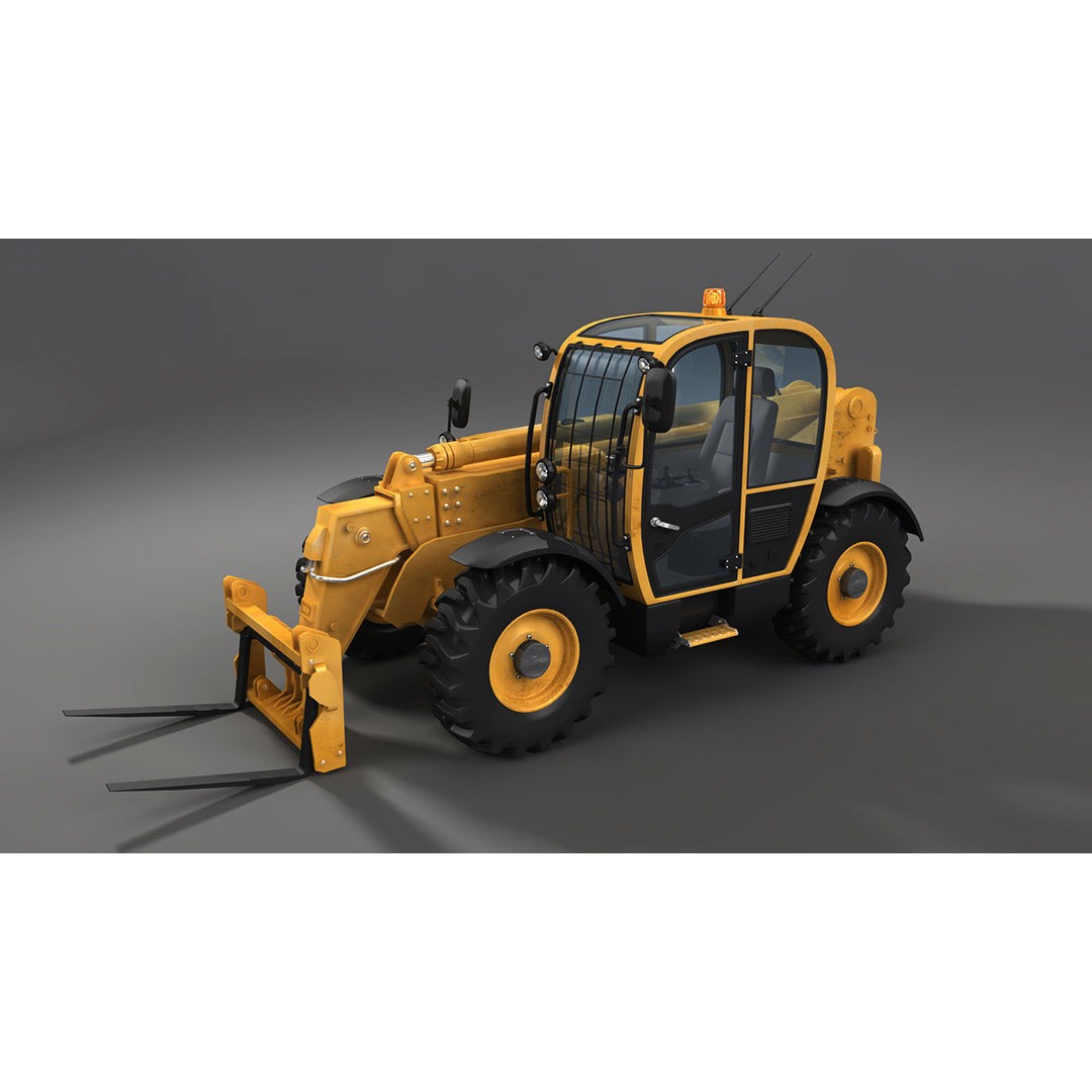 Heavy Machines 3D Model – Detailed Industrial Vehicle Collection, FBX - View 19