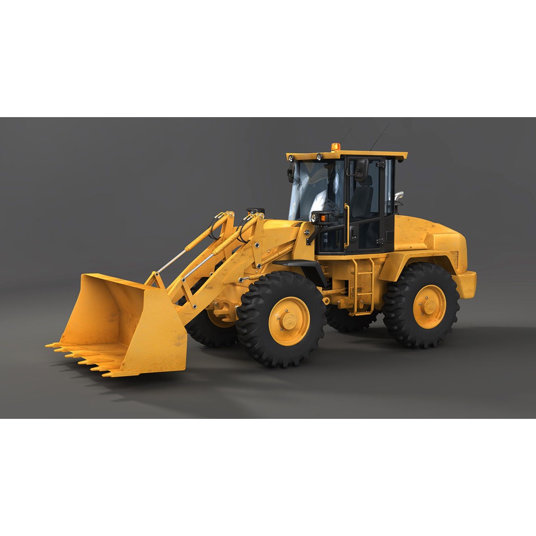Heavy Machines 3D Model – Detailed Industrial Vehicle Collection, FBX - View 22
