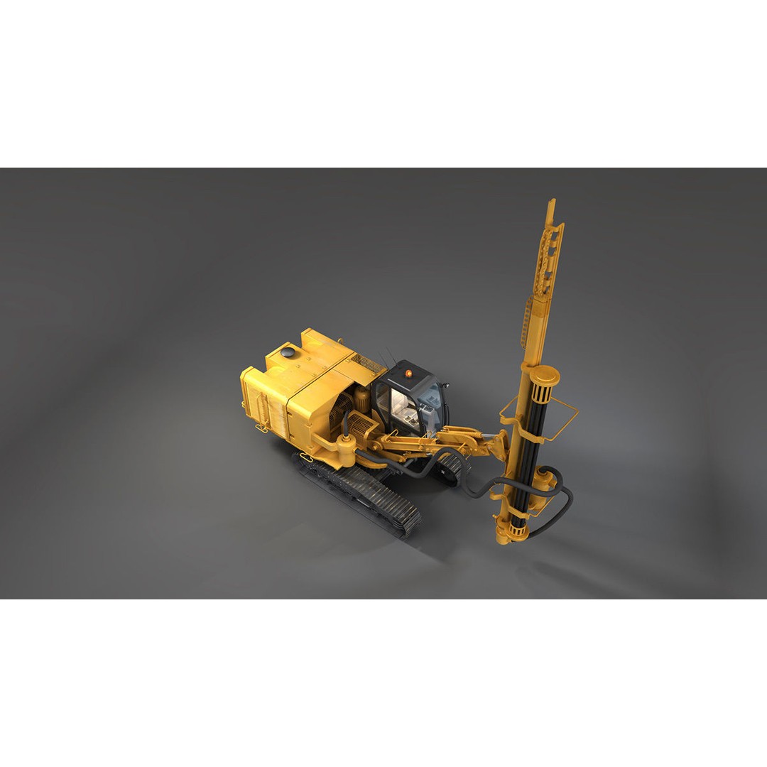 Heavy Machines 3D Model – Detailed Industrial Vehicle Collection, FBX - View 4