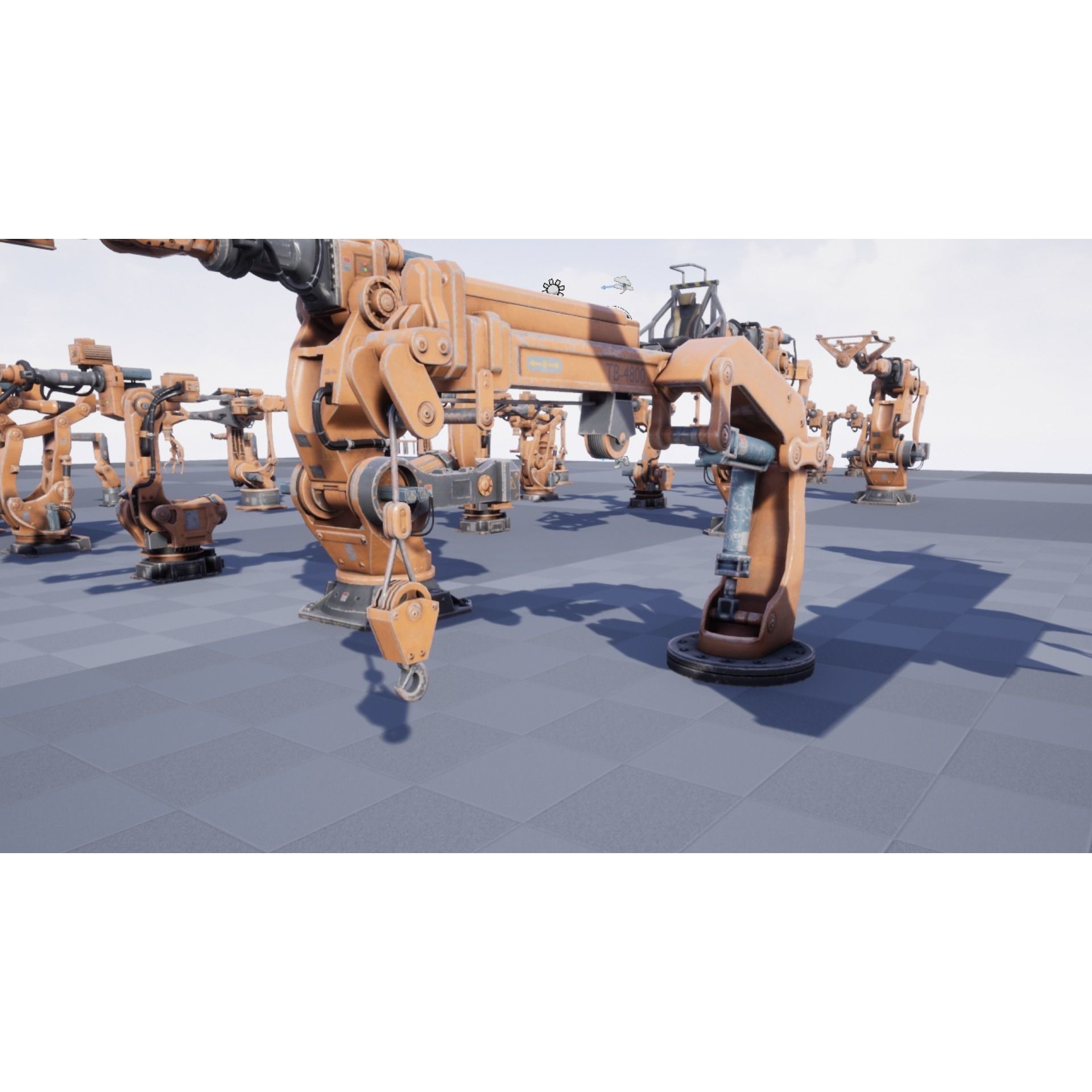 Industrial Robot Pack - Low-Poly Game-Ready 3D Model - View 10