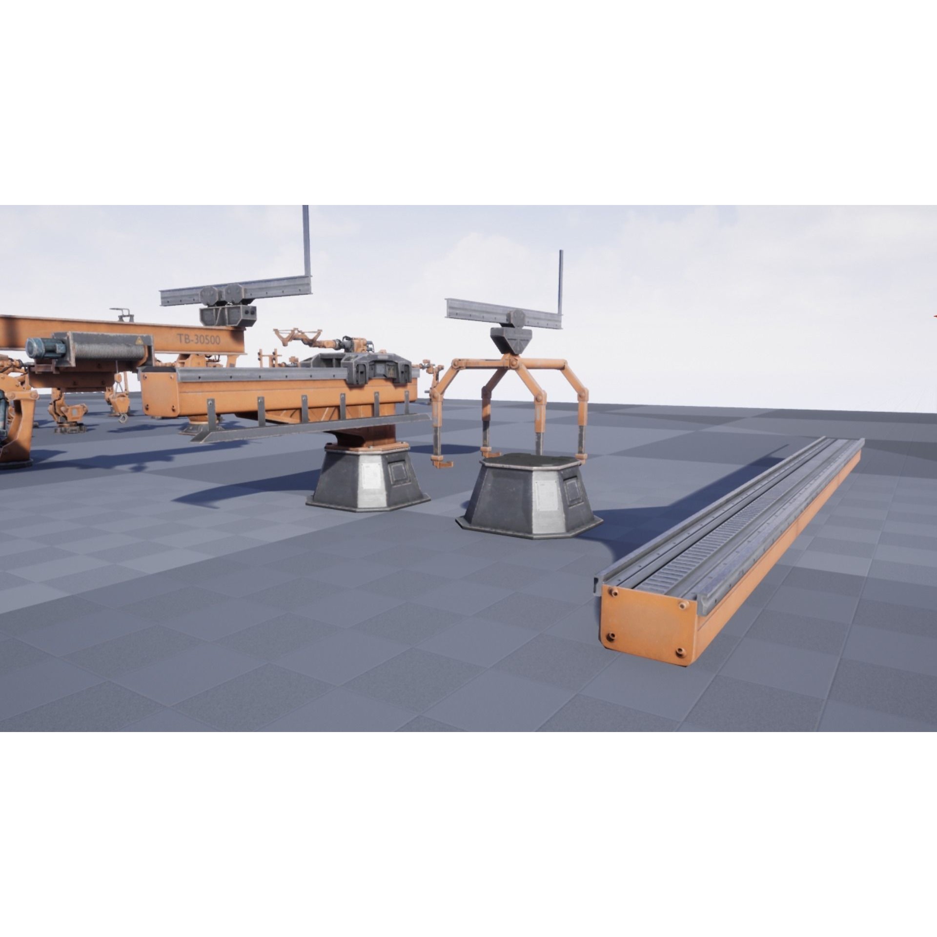 Industrial Robot Pack - Low-Poly Game-Ready 3D Model - View 12