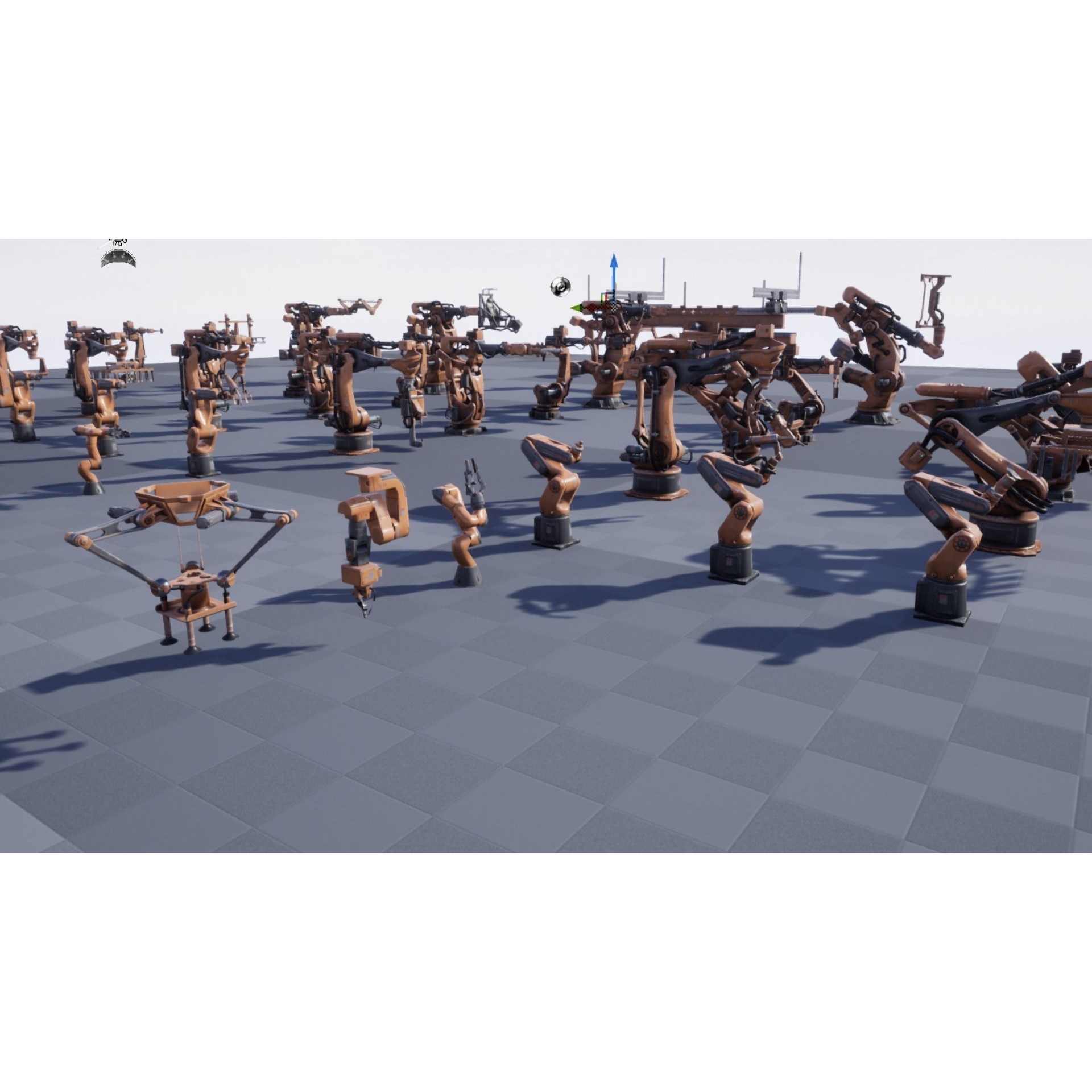 Industrial Robot Pack - Low-Poly Game-Ready 3D Model - View 8