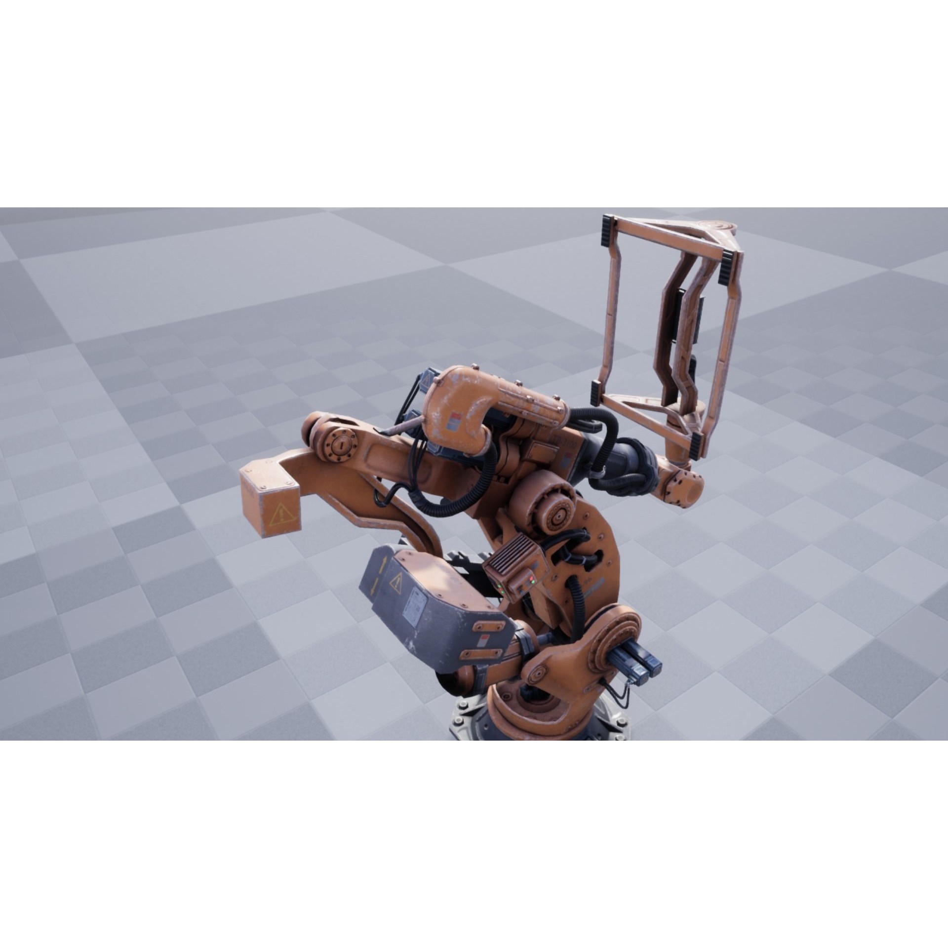 Industrial Robot Pack - Low-Poly Game-Ready 3D Model - View 9