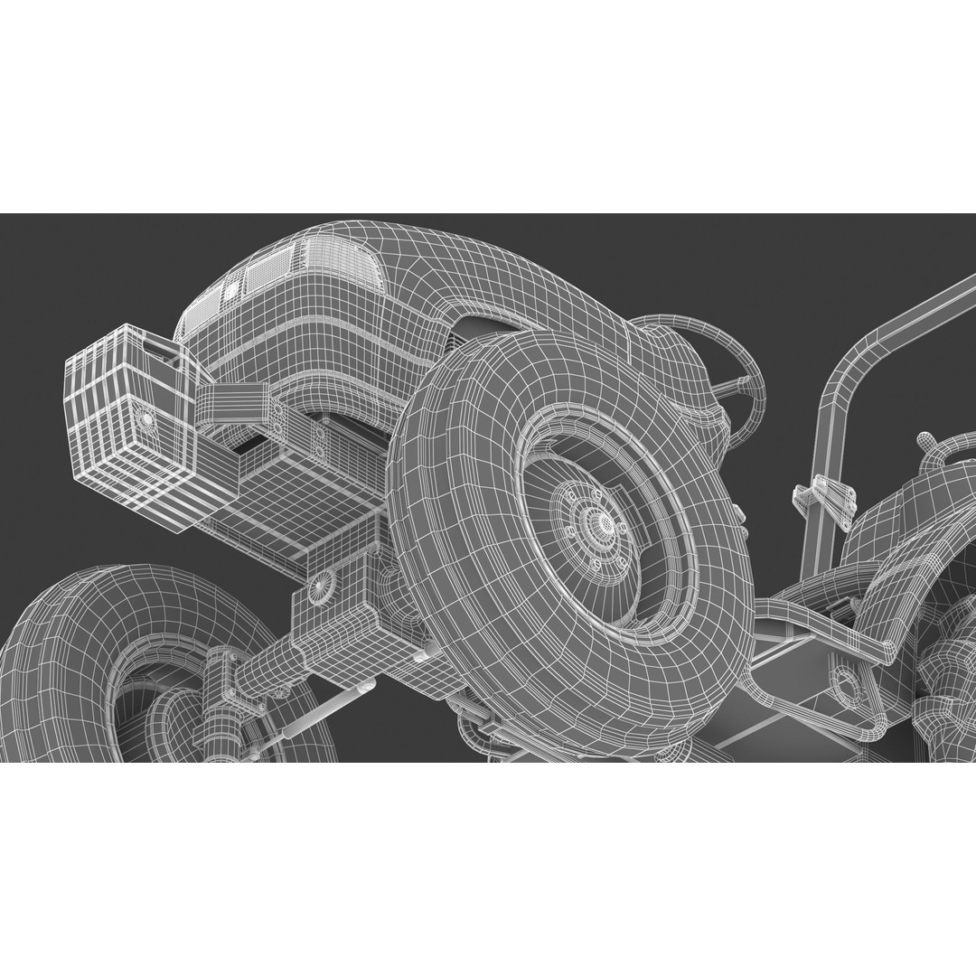 New Holland TC29 3D Model – High-Quality Industrial Machine, FBX & OBJ