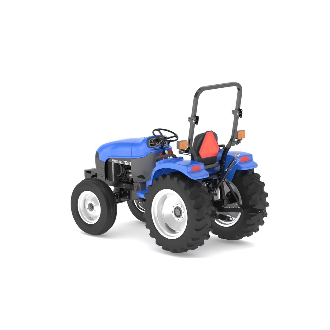 New Holland TC29 3D Model – High-Quality Industrial Machine, FBX & OBJ - View 10
