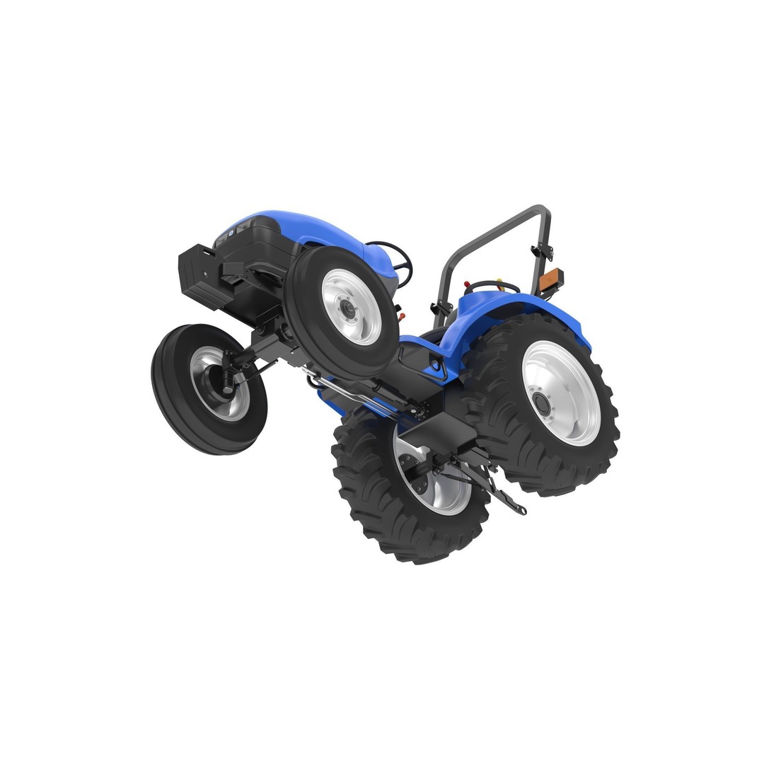 New Holland TC29 3D Model – High-Quality Industrial Machine, FBX & OBJ - View 12
