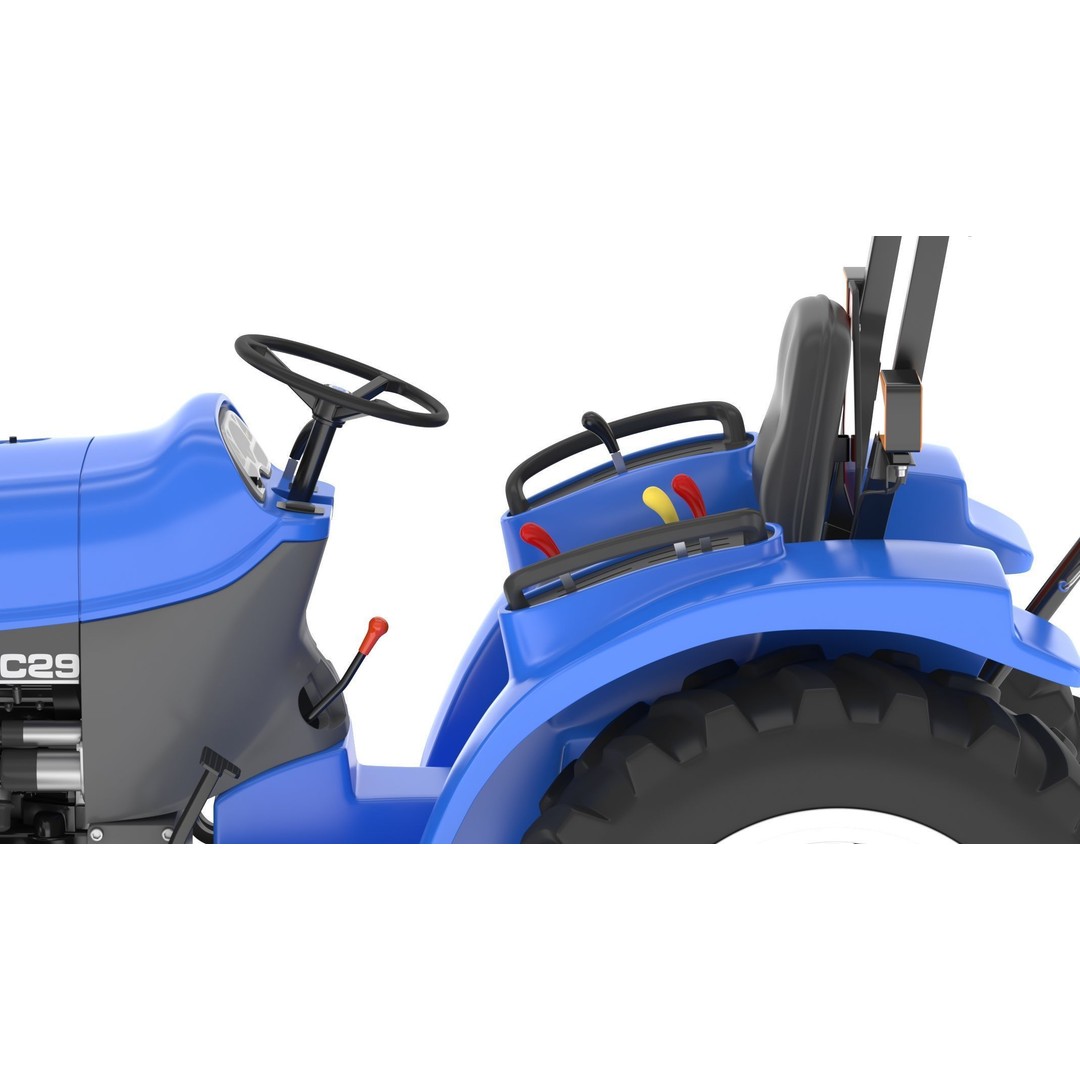 New Holland TC29 3D Model – High-Quality Industrial Machine, FBX & OBJ - View 13