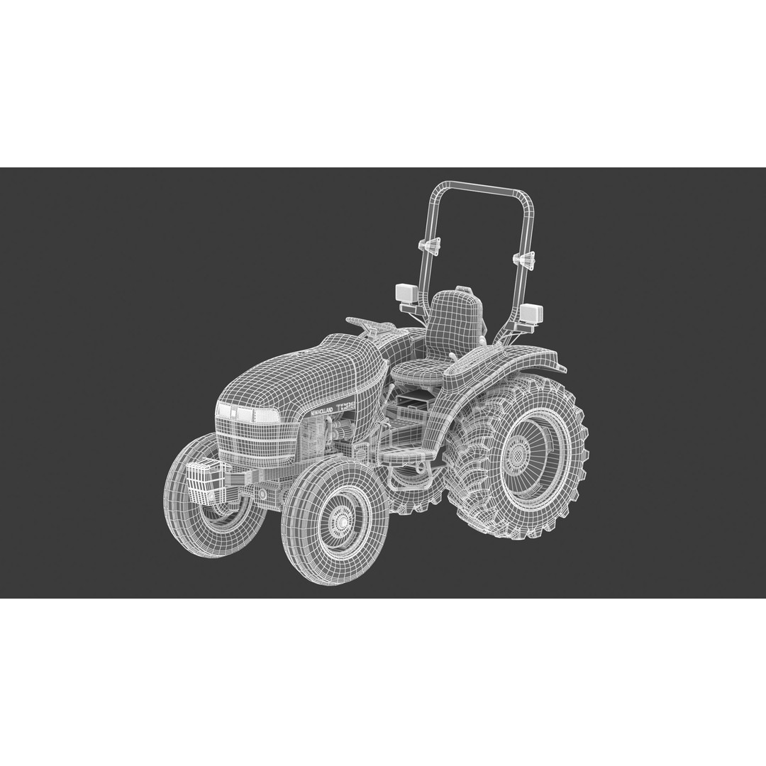 New Holland TC29 3D Model – High-Quality Industrial Machine, FBX & OBJ - View 24