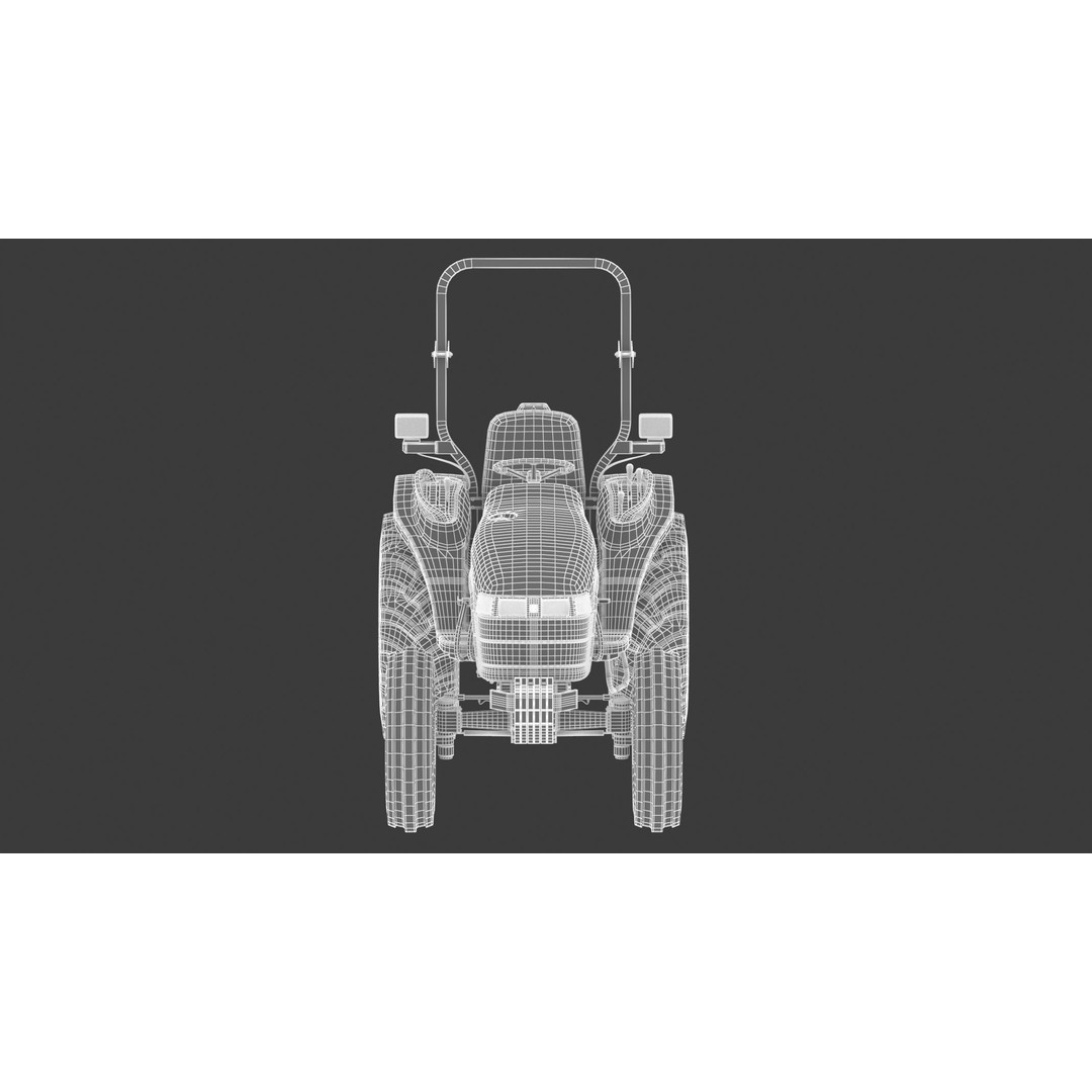 New Holland TC29 3D Model – High-Quality Industrial Machine, FBX & OBJ - View 25
