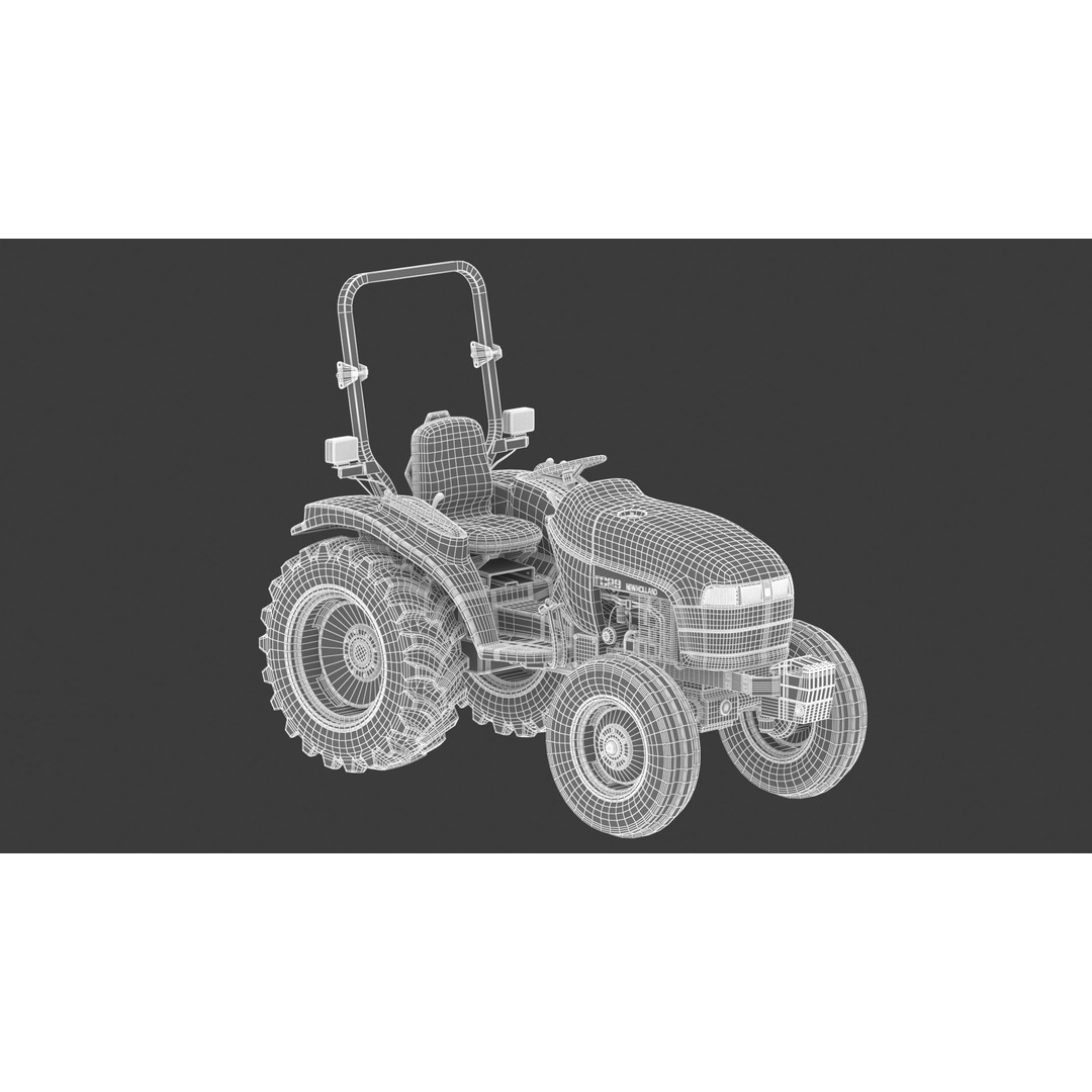 New Holland TC29 3D Model – High-Quality Industrial Machine, FBX & OBJ - View 26