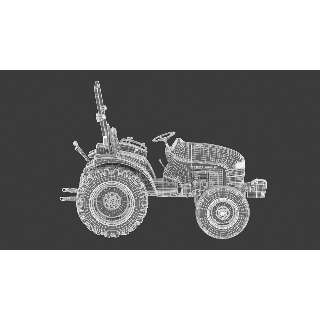 New Holland TC29 3D Model – High-Quality Industrial Machine, FBX & OBJ - View 27