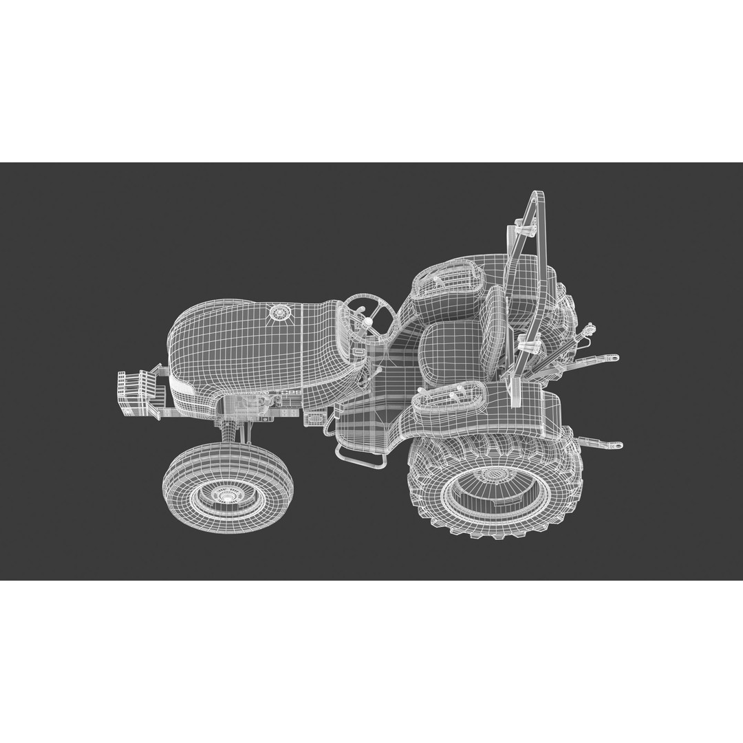New Holland TC29 3D Model – High-Quality Industrial Machine, FBX & OBJ - View 31