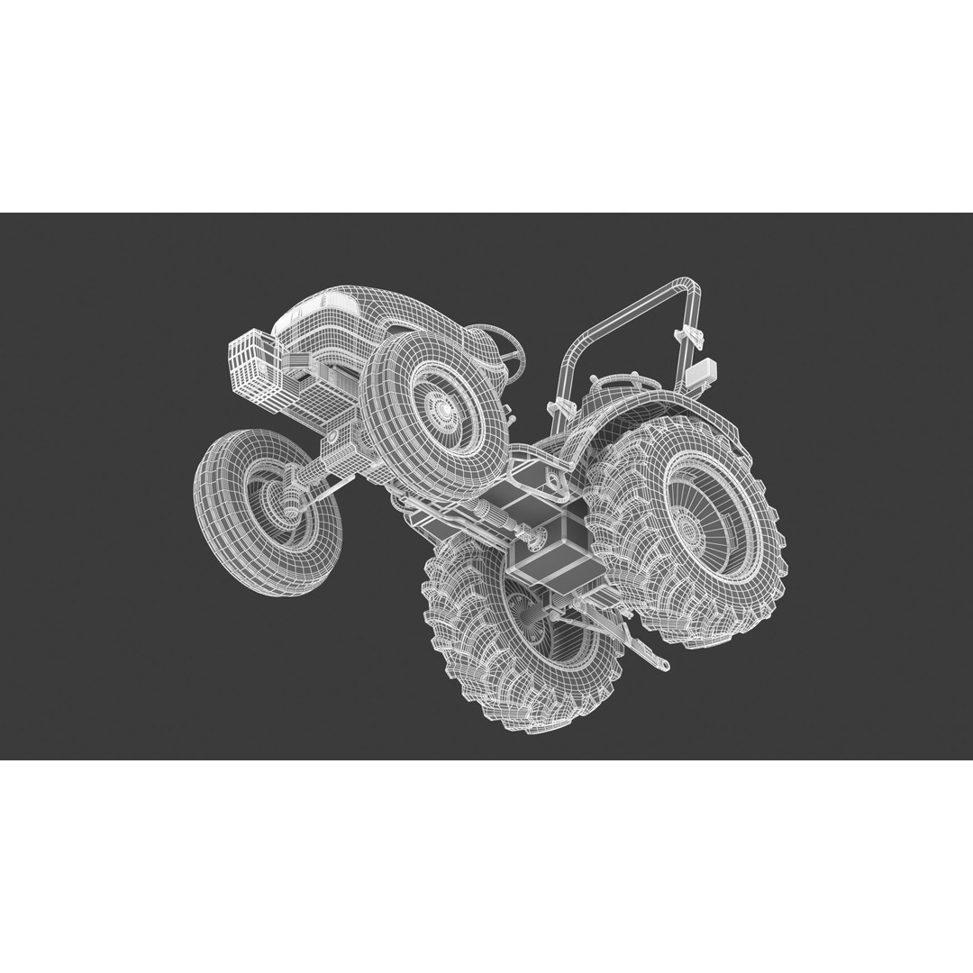 New Holland TC29 3D Model – High-Quality Industrial Machine, FBX & OBJ - View 32
