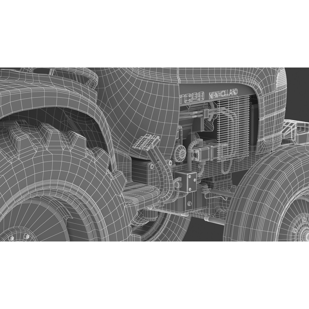 New Holland TC29 3D Model – High-Quality Industrial Machine, FBX & OBJ - View 38