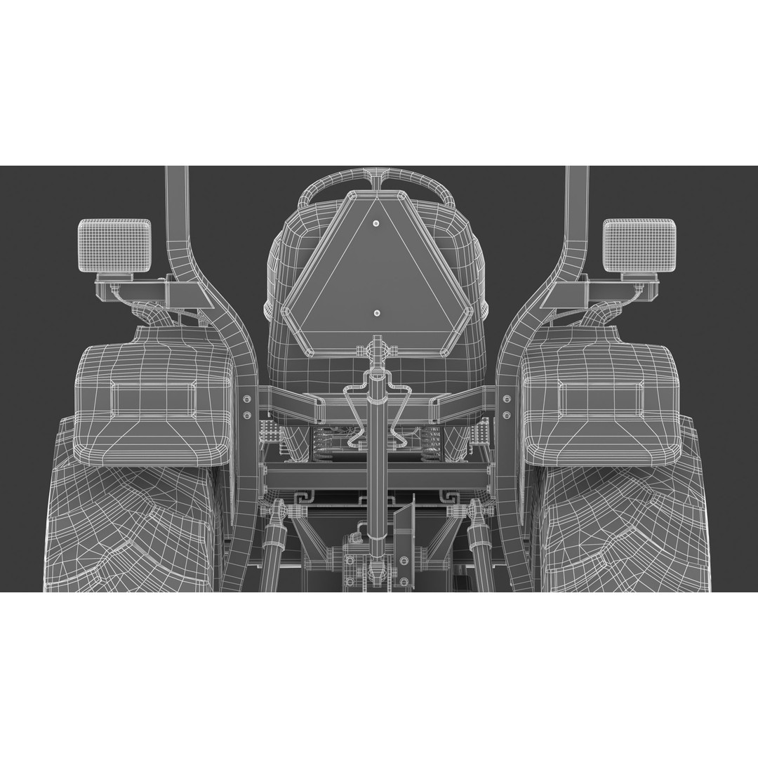 New Holland TC29 3D Model – High-Quality Industrial Machine, FBX & OBJ - View 39