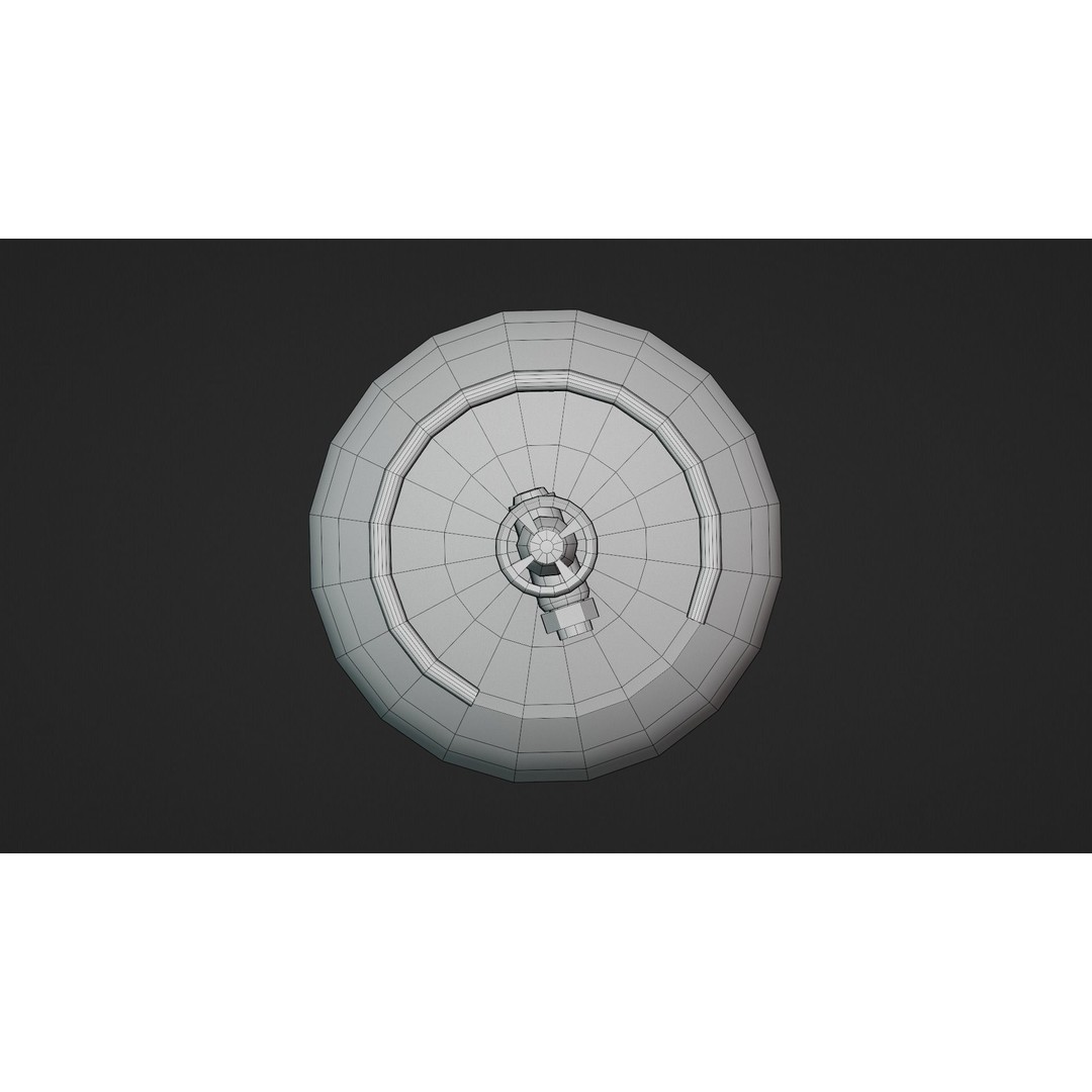 Propane Tank 3D Model – Low Poly Industrial Asset, FBX, OBJ