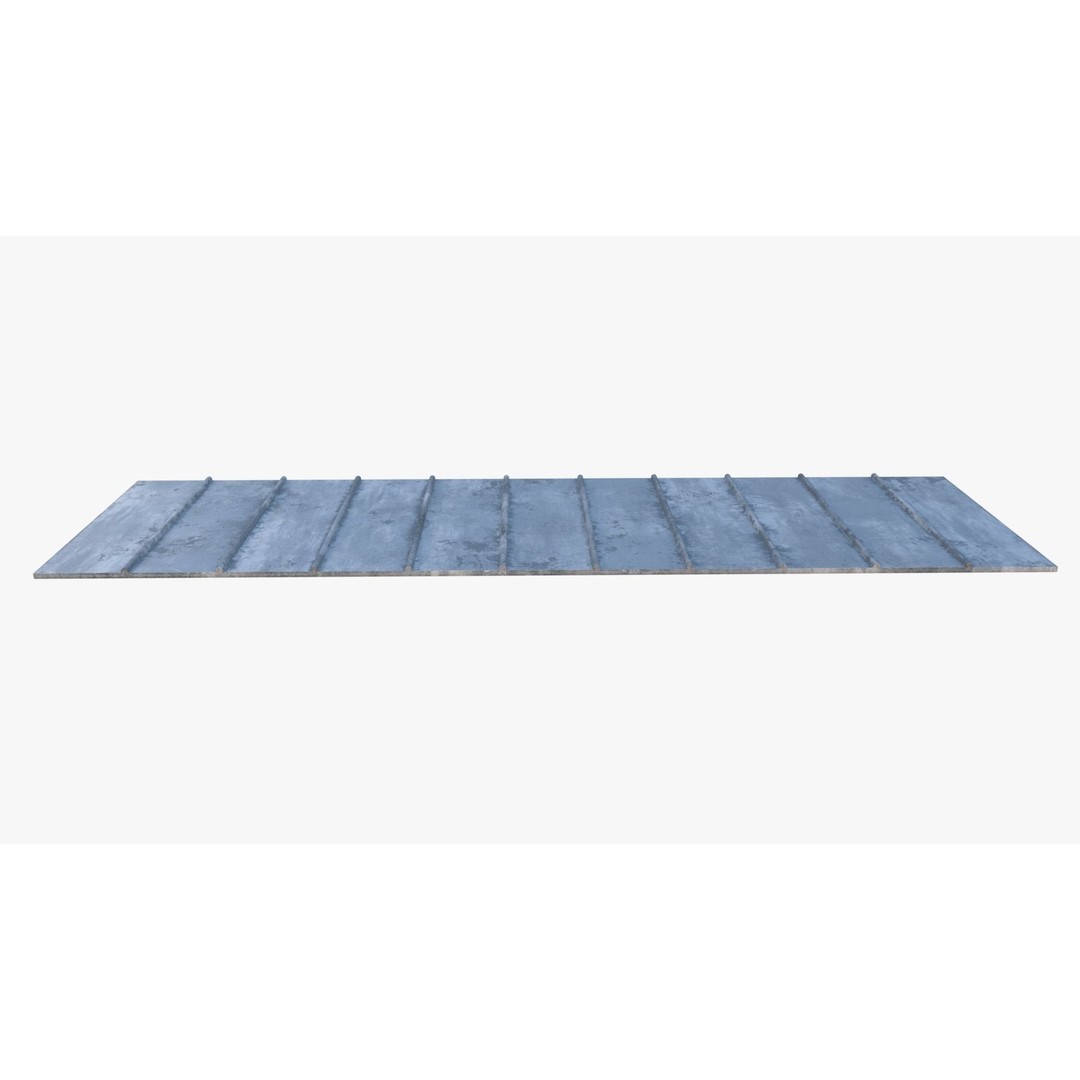Roof 3D Model – Low Poly PBR Textured Game Asset, FBX, OBJ - View 11