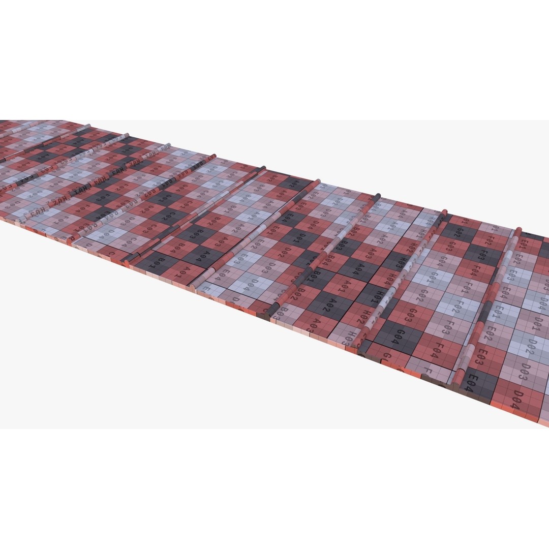 Roof 3D Model – Low Poly PBR Textured Game Asset, FBX, OBJ - View 18