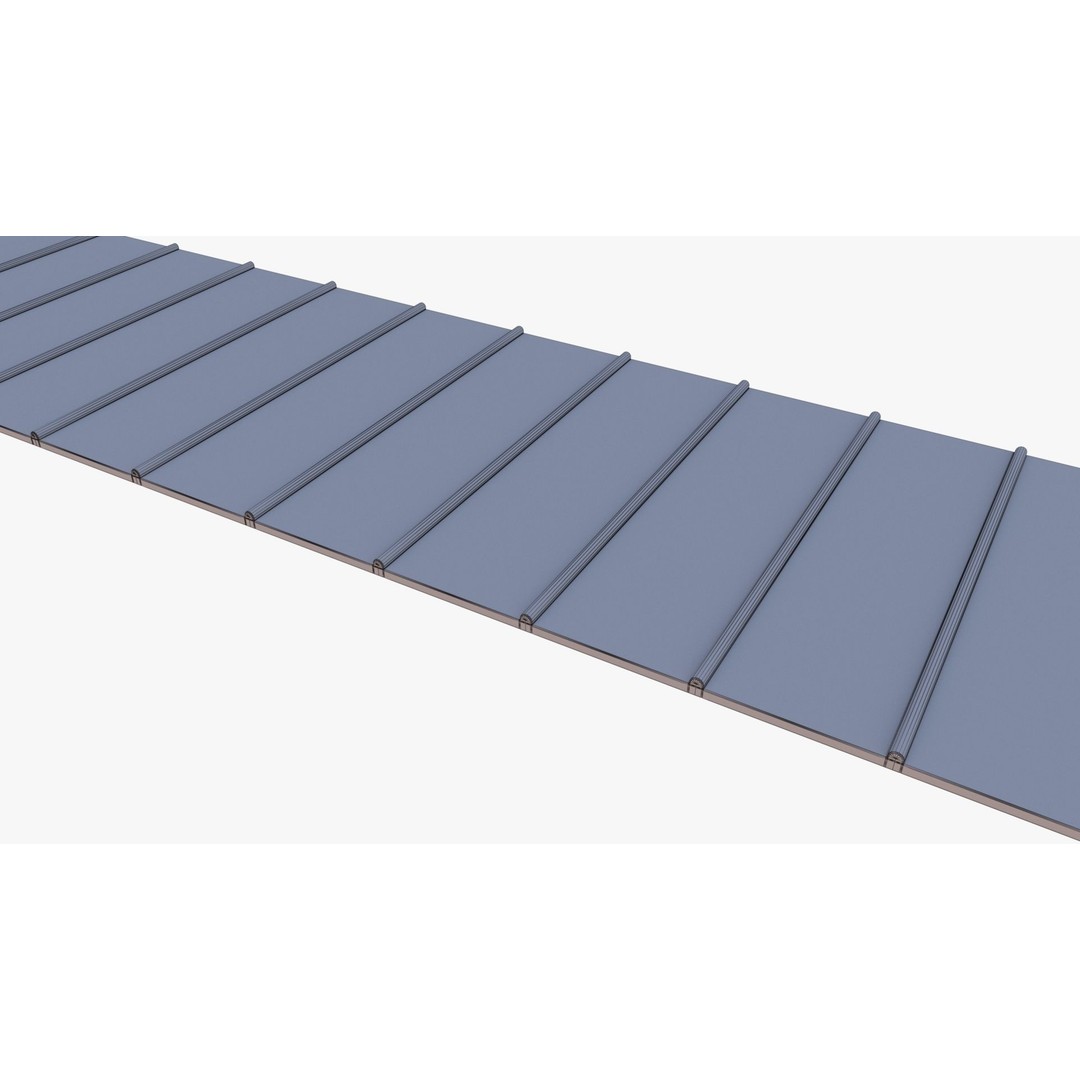 Roof 3D Model – Low Poly PBR Textured Game Asset, FBX, OBJ - View 19