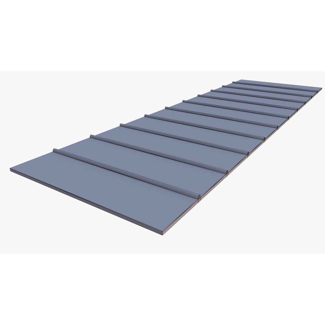 Roof 3D Model – Low Poly PBR Textured Game Asset, FBX, OBJ - View 20
