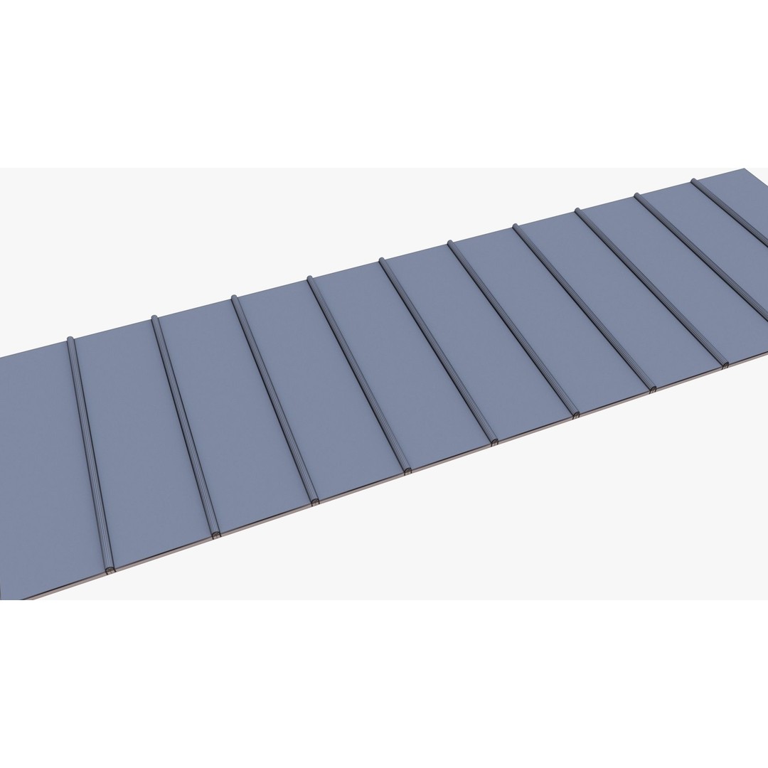 Roof 3D Model – Low Poly PBR Textured Game Asset, FBX, OBJ - View 22