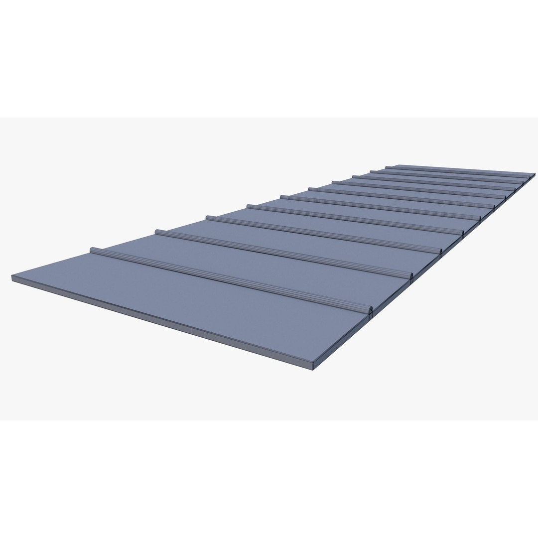 Roof 3D Model – Low Poly PBR Textured Game Asset, FBX, OBJ - View 24