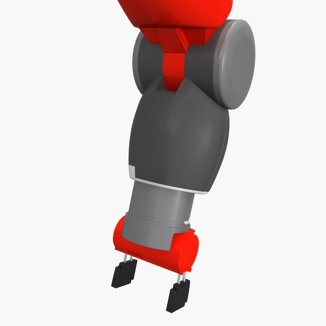 Industrial Baxter Robot 3D Model – High Poly Rigged Asset, FBX, OBJ - View 10