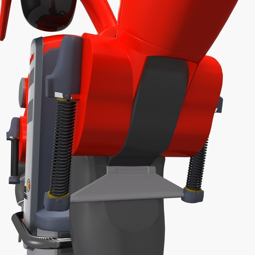 Industrial Baxter Robot 3D Model – High Poly Rigged Asset, FBX, OBJ - View 13