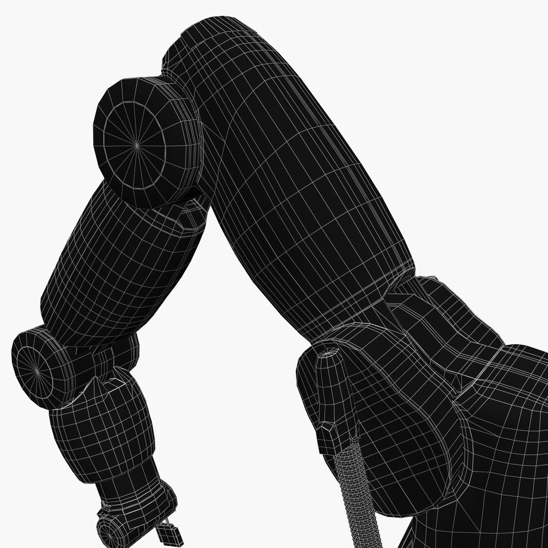 Industrial Baxter Robot 3D Model – High Poly Rigged Asset, FBX, OBJ - View 17