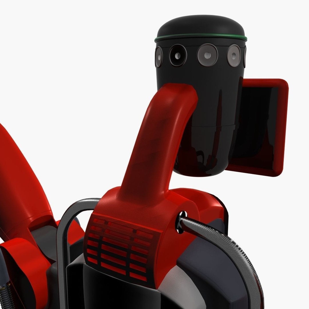 Industrial Baxter Robot 3D Model – High Poly Rigged Asset, FBX, OBJ - View 5
