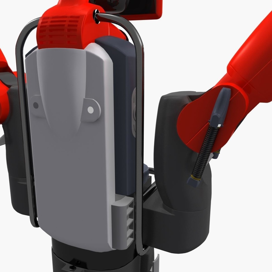 Industrial Baxter Robot 3D Model – High Poly Rigged Asset, FBX, OBJ - View 7
