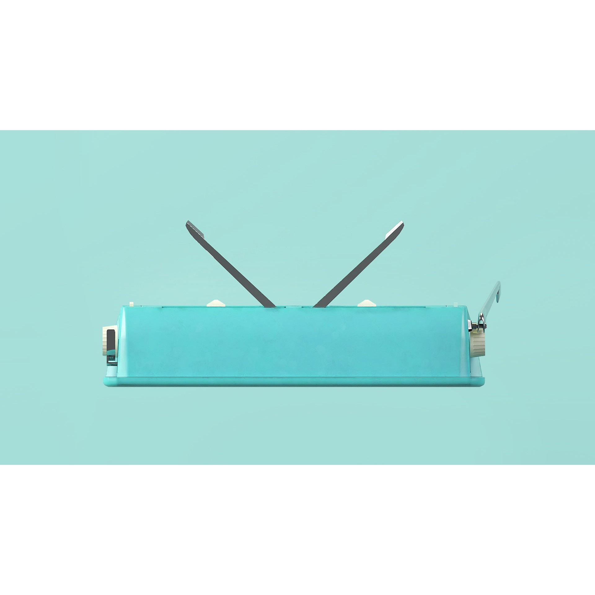 Vintage Typewriter - Low-Poly Game-Ready 3D Model - View 11