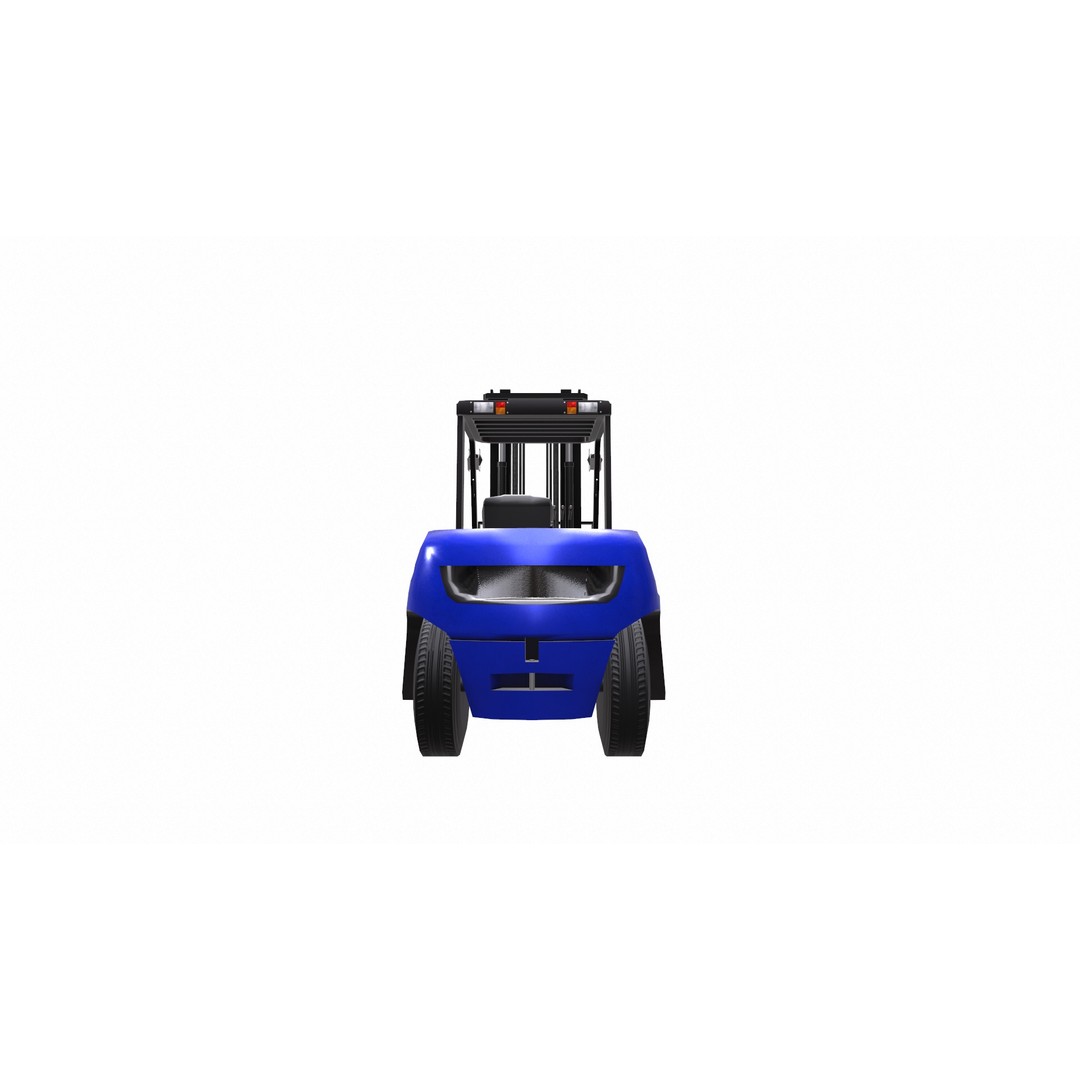 ForkLift 3D Model – Low Poly Electric Forklift, Game Ready, FBX - View 20