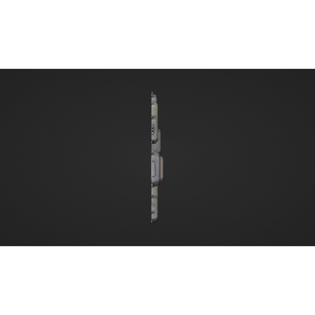 Industrial Old Distribution Board 3D Model – Low Poly PBR Game Asset, FBX, OBJ - View 21