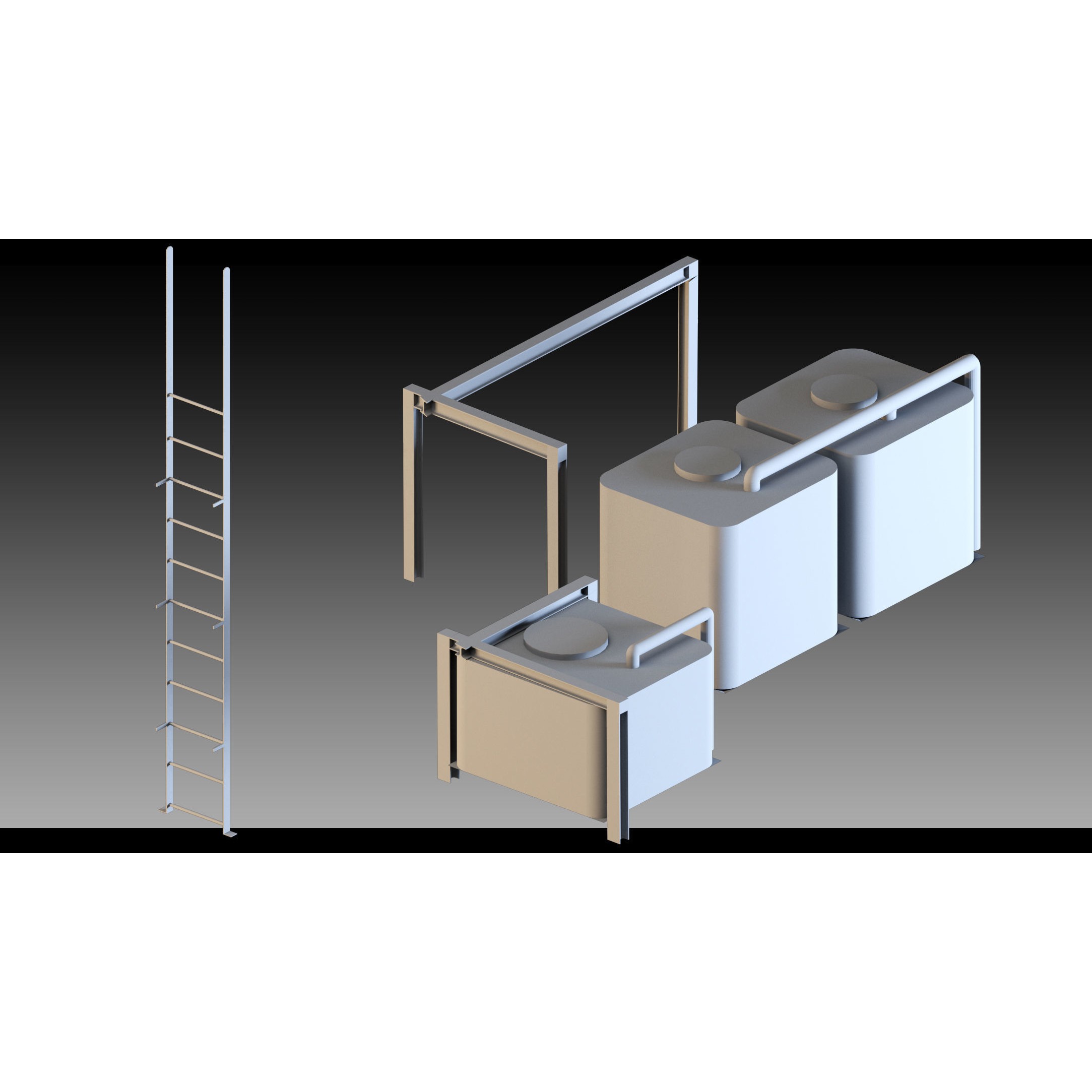 Facilities and Equipment - High Detail 3D Model - View 11